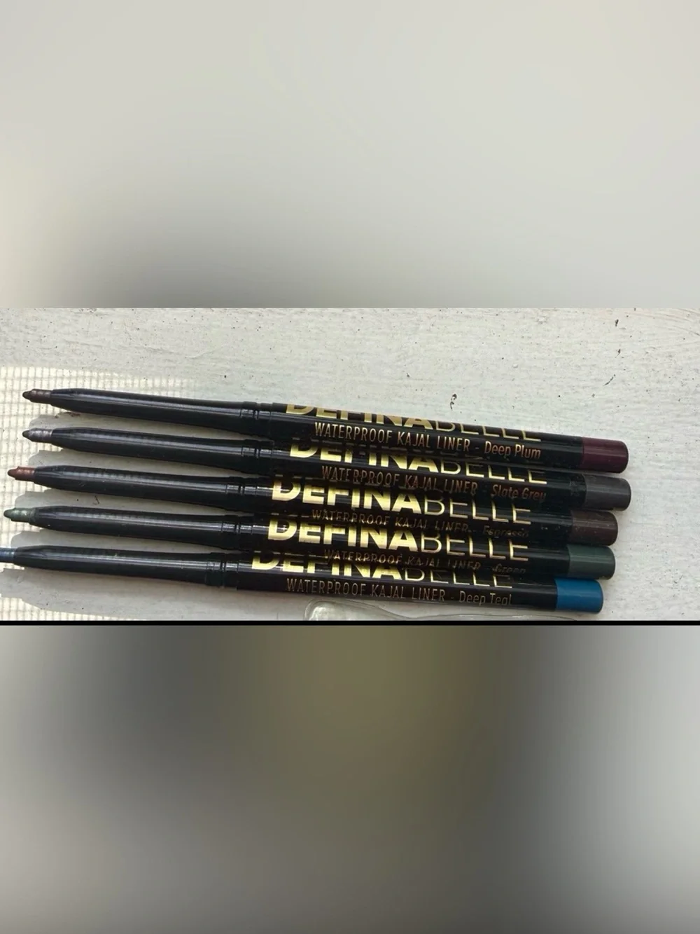 Defina Belle Waterproof Kajal Liners - Plum, Slate Grey, Deep Teal & More